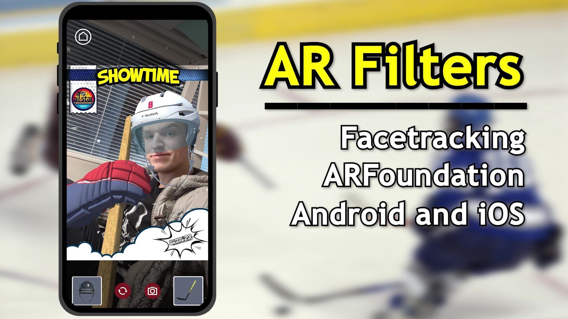 NHL Promotie AR IJshockeyhelm App