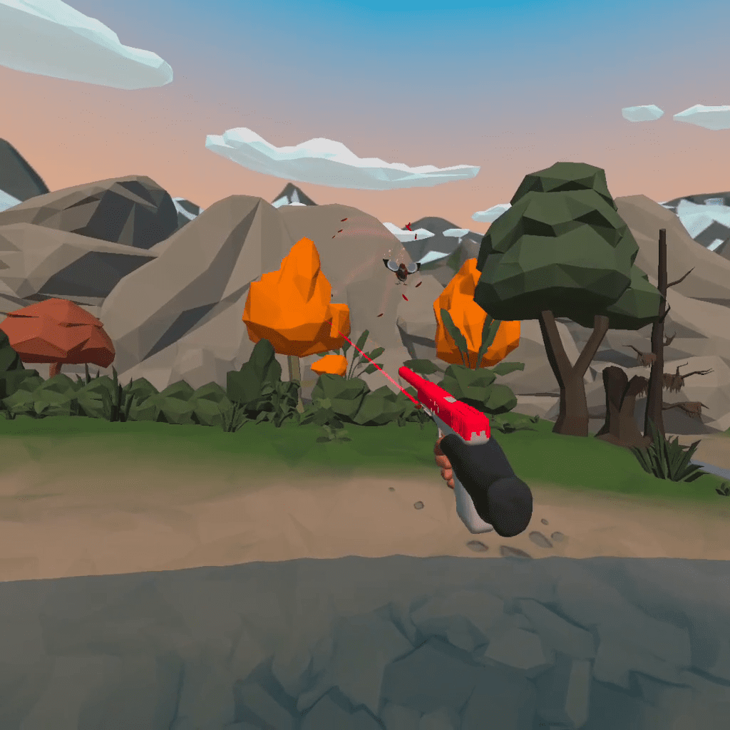 Een NES-spel nu in VR (Duck Hunt)